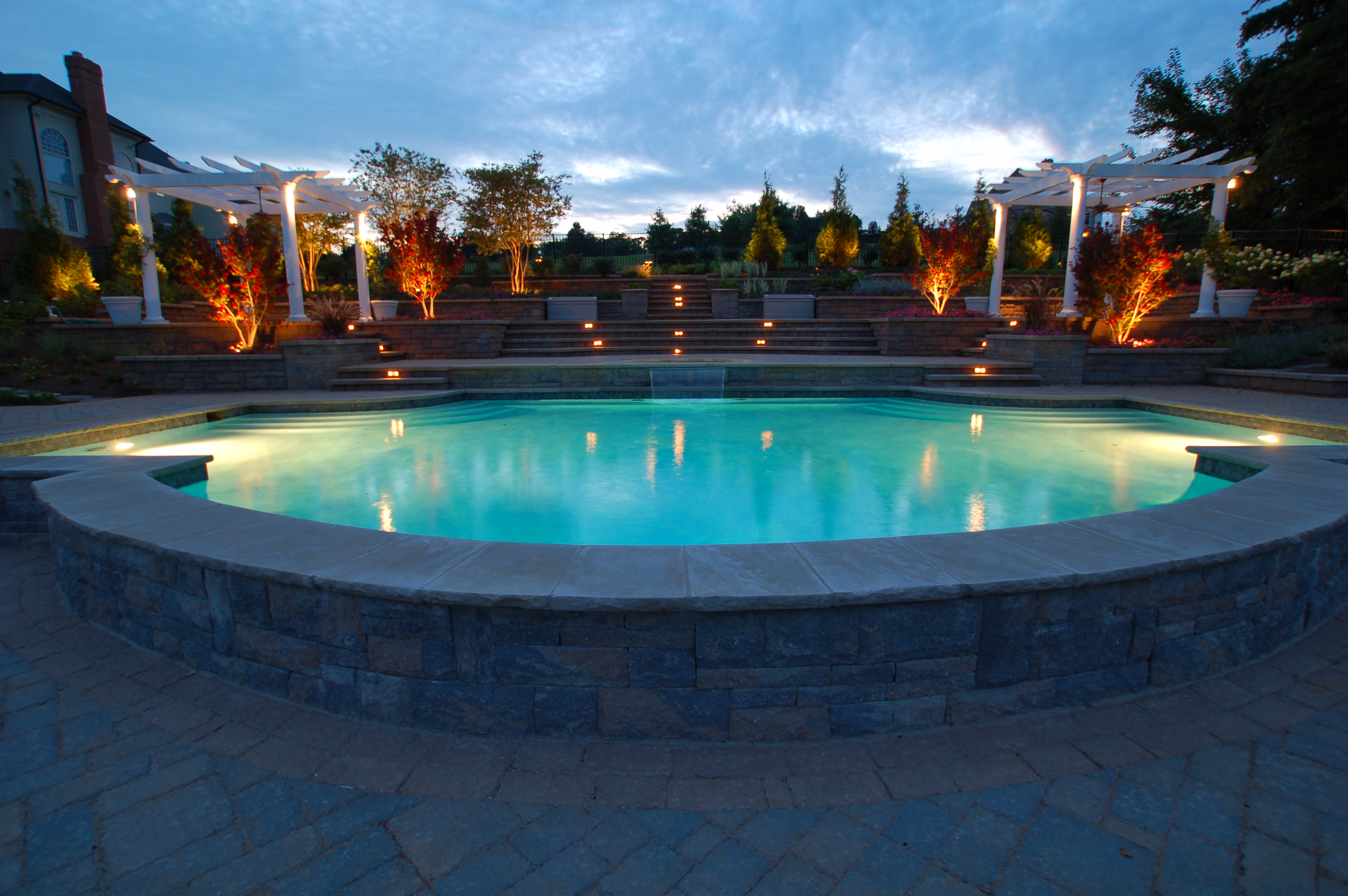 Custom Swimming Pool Annapolis Md Br Design Build