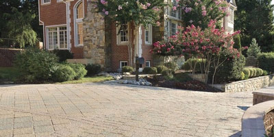 decorative driveway construction