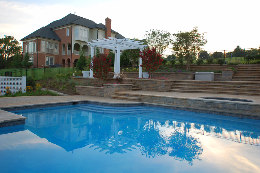 Pavilion by the pool